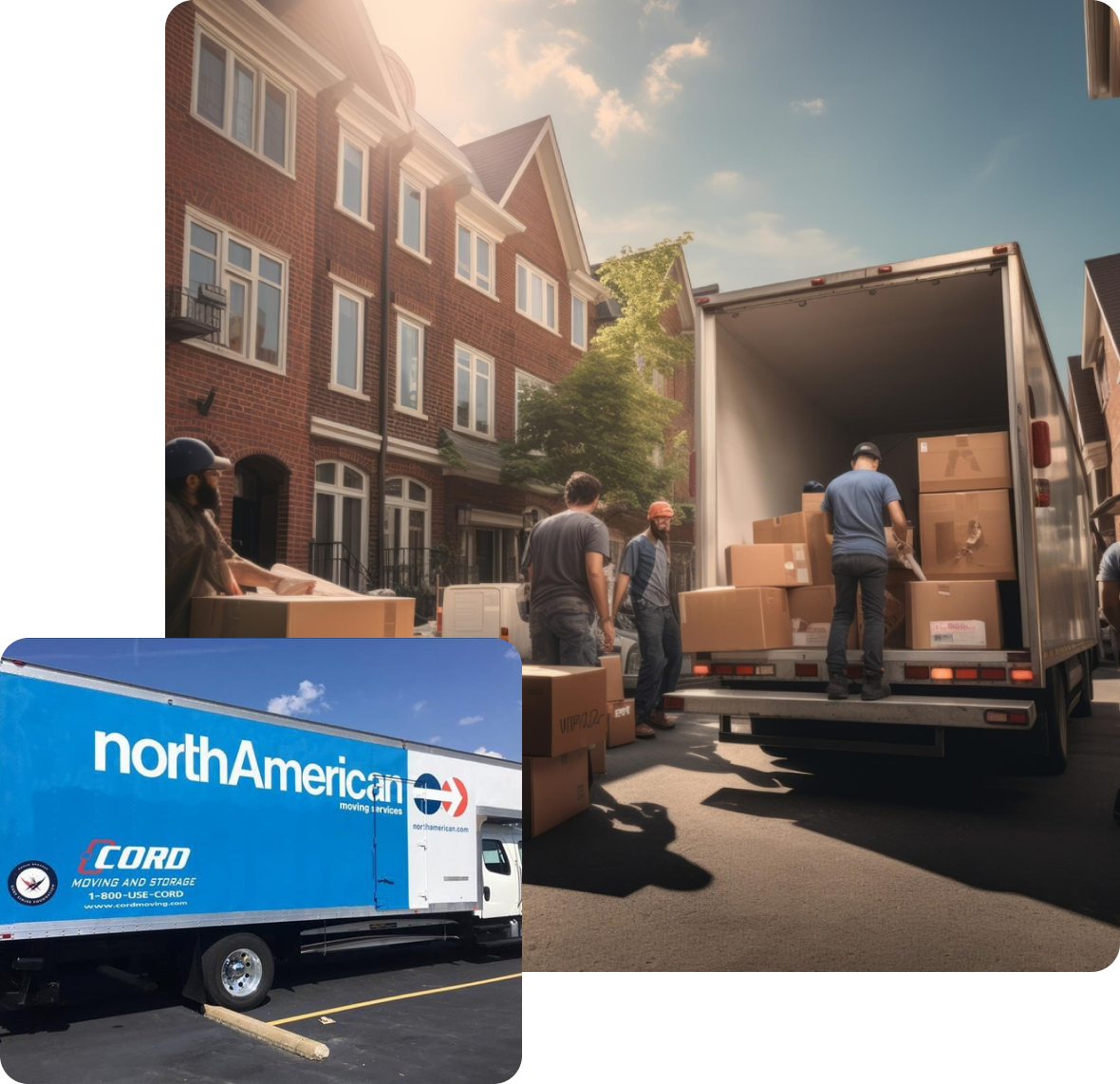 NorthAmerican moving truck